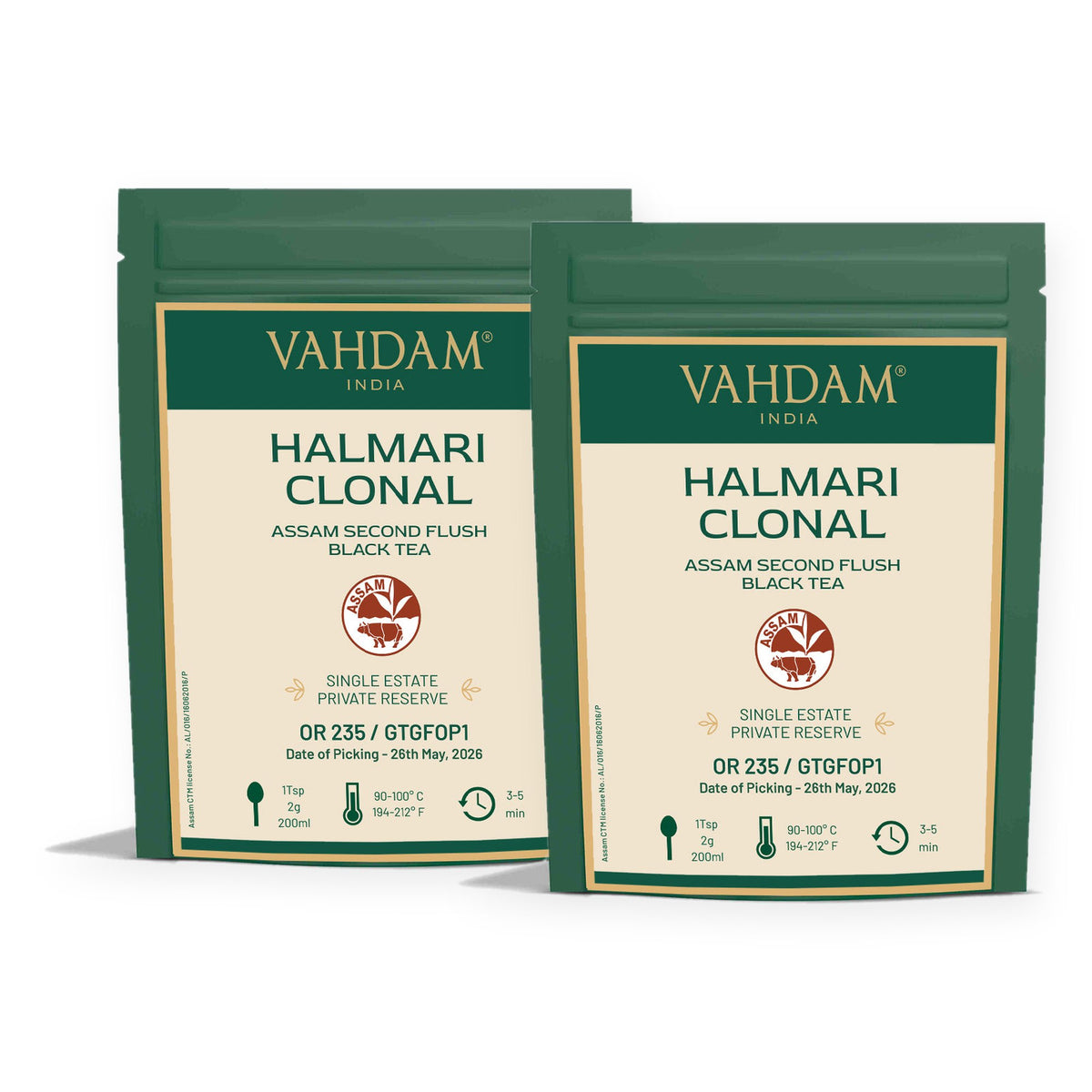 2026 Halmari Clonal Assam Second Flush Black Tea 235