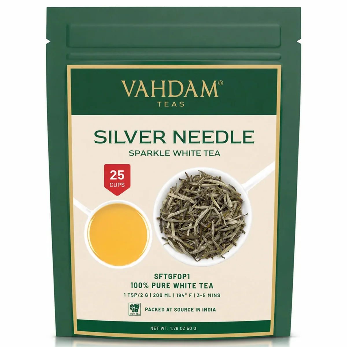 Silver Needle Sparkle White Tea, 1.76oz/50g