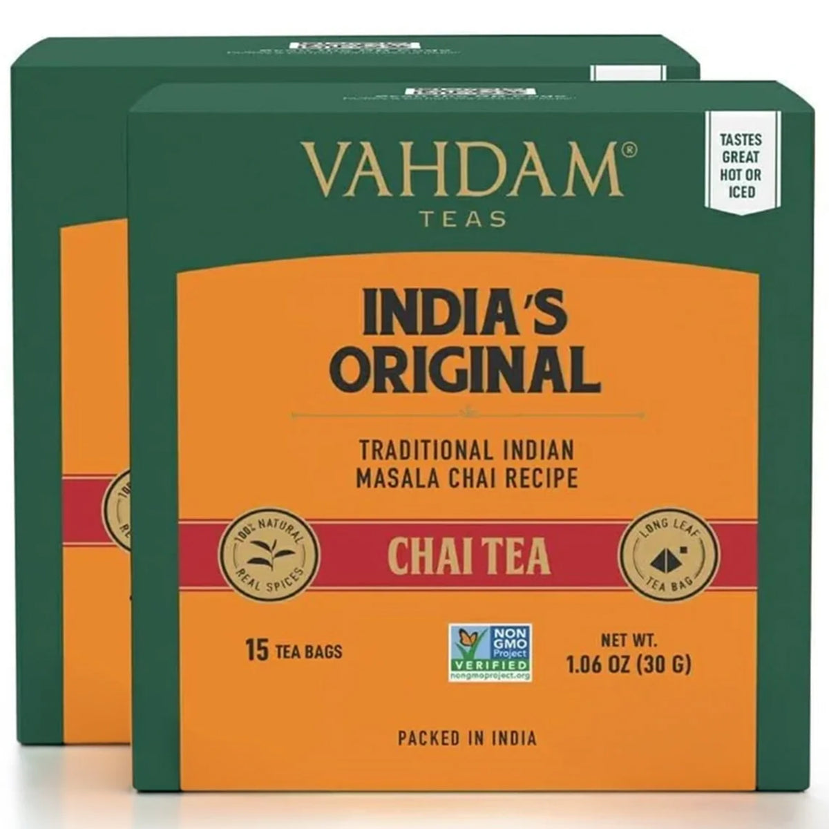 India's Original Masala Chai tea bags, 30 count | VAHDAM®