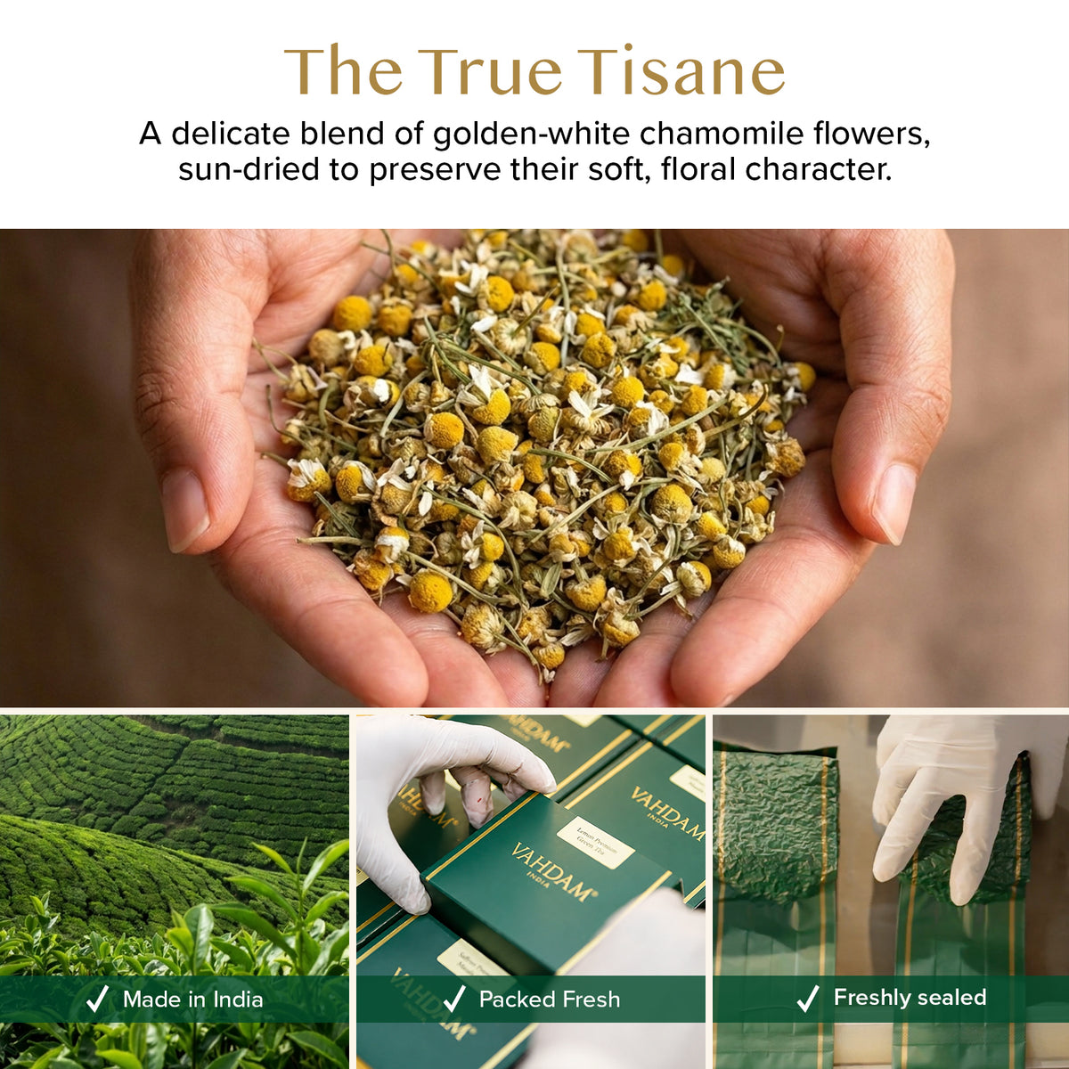 Classic Chamomile Herbal Tea Tisane, 100 Count