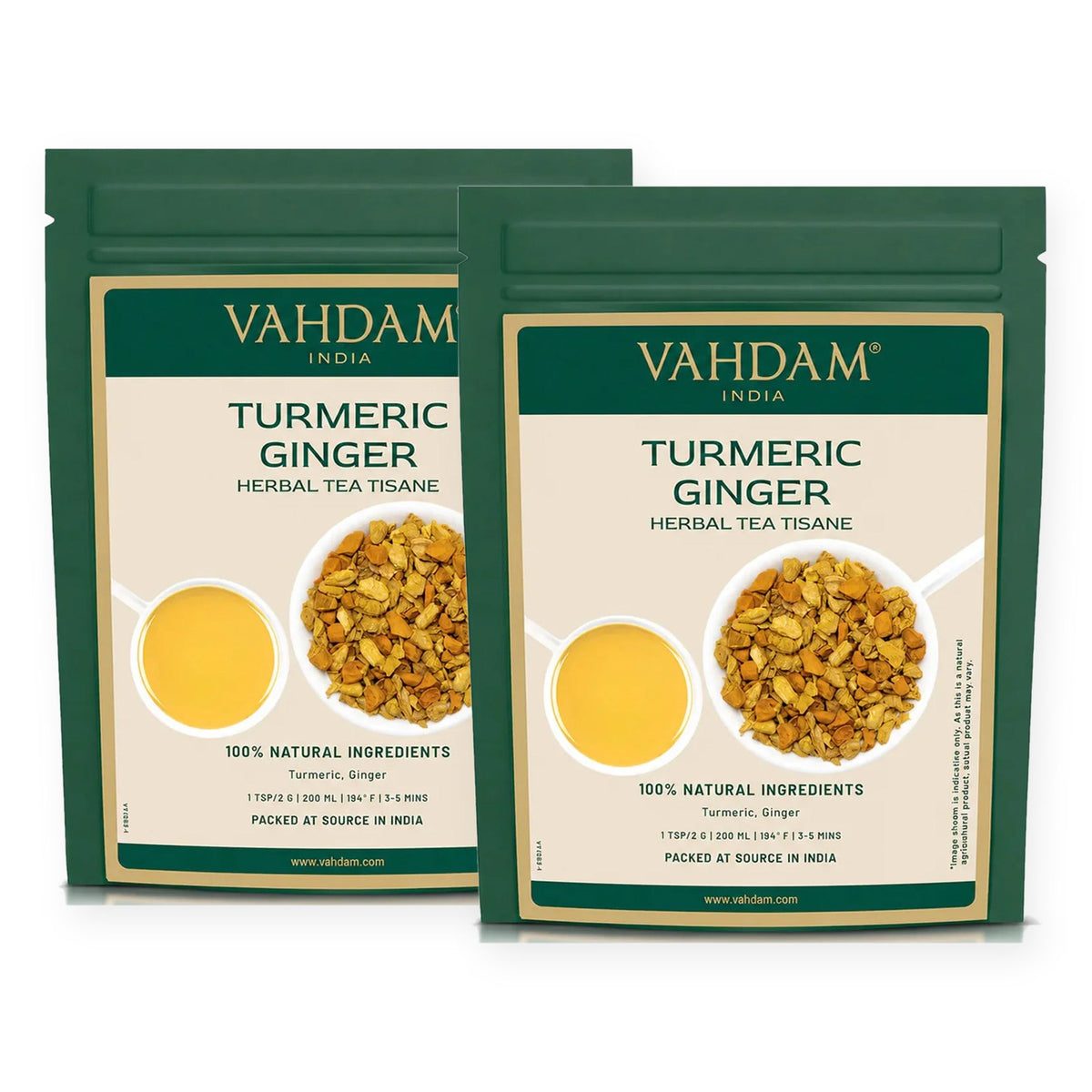 Turmeric Ginger Herbal Tea Tisane, 100g