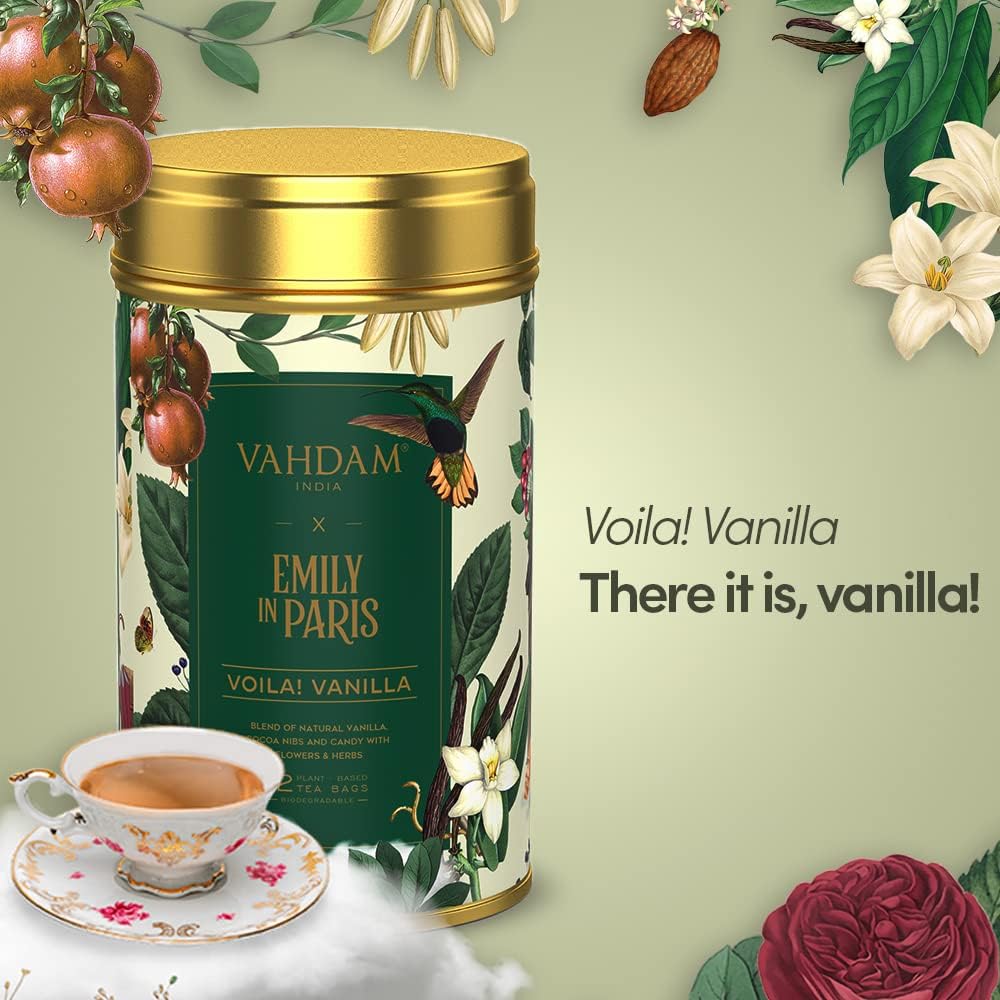Emily in Paris Tin Caddy Voila! Vanilla 18g