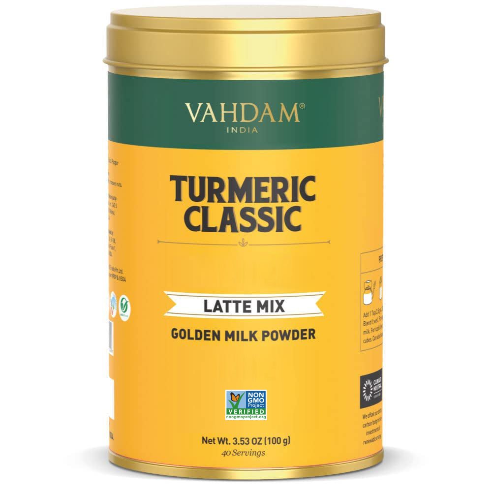Turmeric Classic Latte, Golden Milk Powder, 3.53oz/100g
