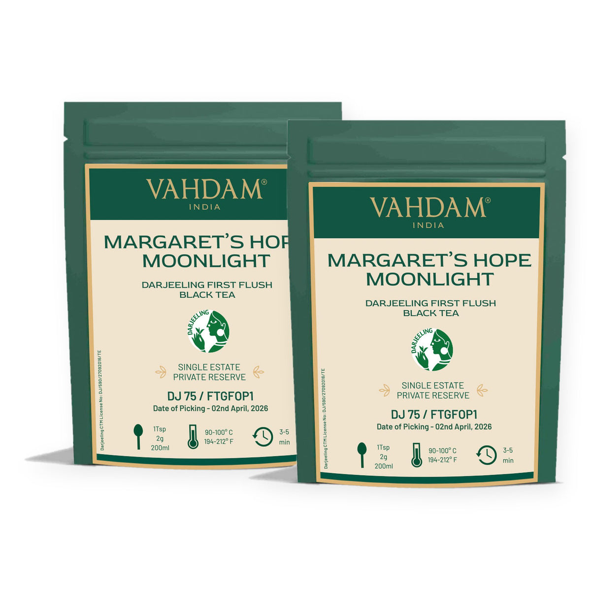 2026 Margaret's Hope Moonlight Darjeeling First Flush Black Tea-50g