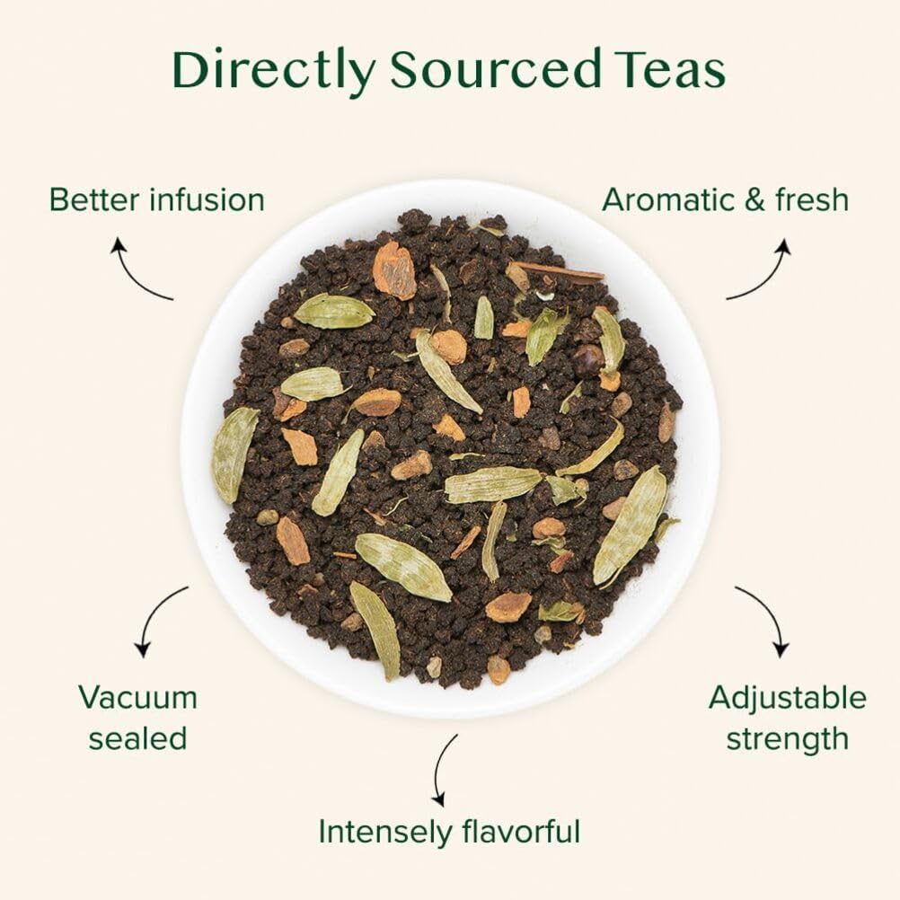 Double Spice Masala Chai Tea, 7.06oz/200g