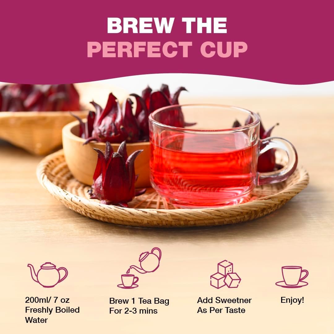Hibiscus Tea Bags - 100 Count