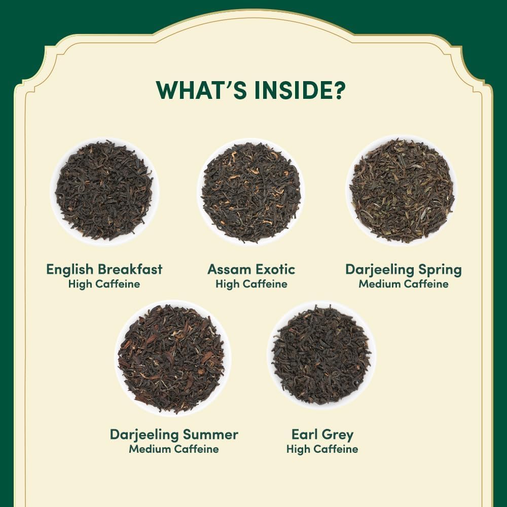 Black Tea Bags Sampler | 5 Variants, 20 Count
