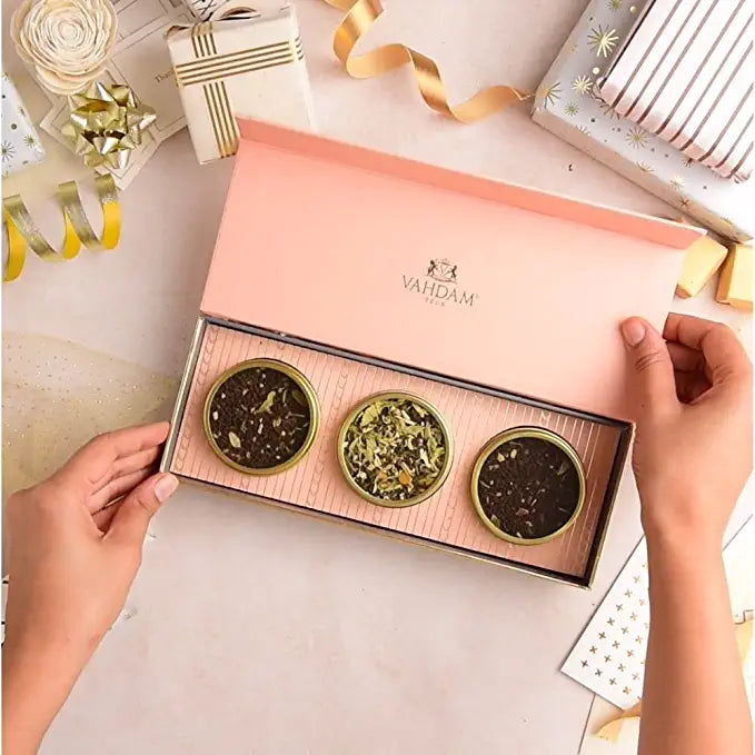 Blush Holiday Tea Gift, Set of 3