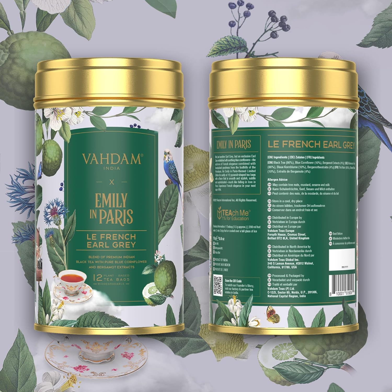 Emily in Paris Tin Caddy - Le French Earl Grey 18g