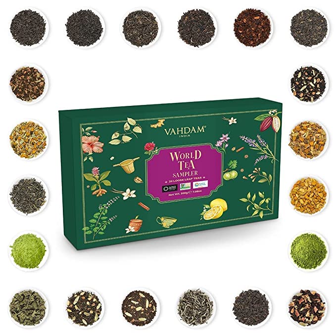 World of Tea Holiday Gift Sampler, 20 Teas