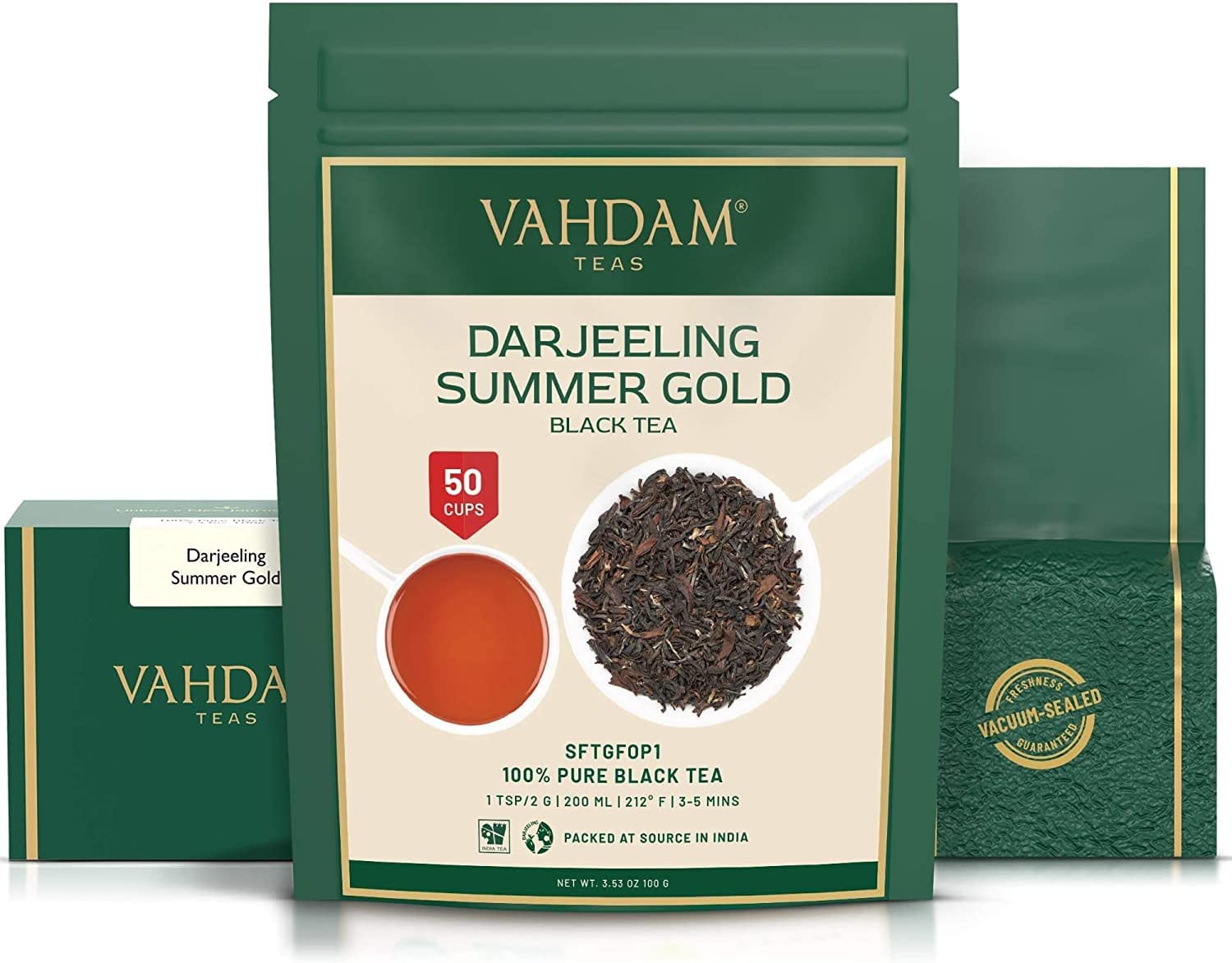 Darjeeling Summer Gold Second Flush Black Tea, 3.53oz/100g