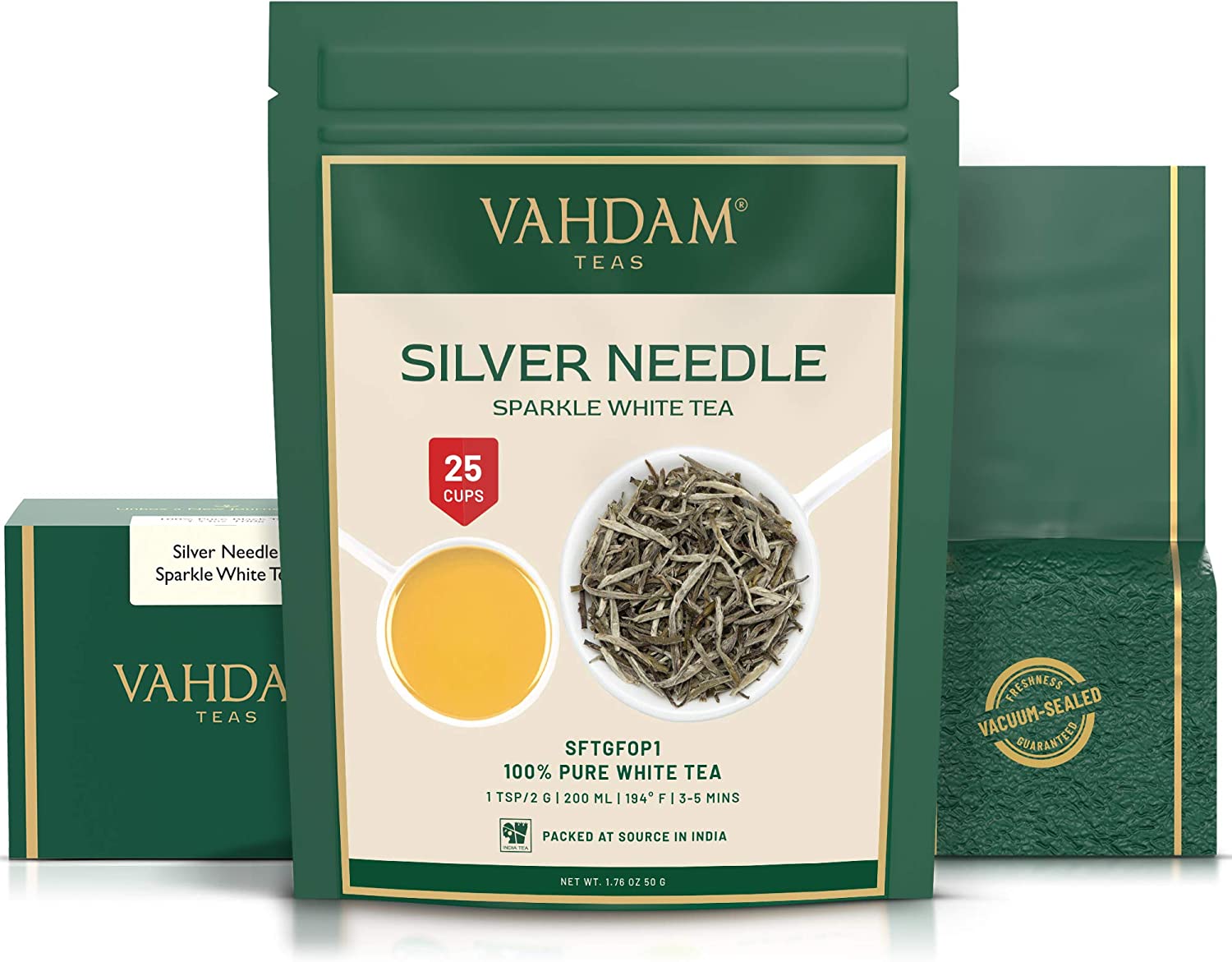 Silver Needle Sparkle White Tea, 1.76oz/50g