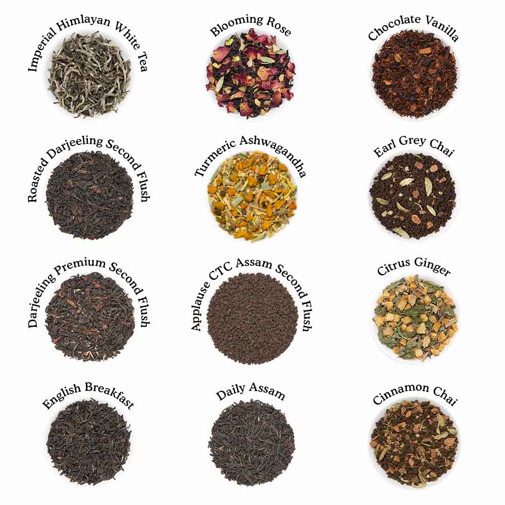 24 Loose Leaf Teas - Advent Calendar + Accessories Trio