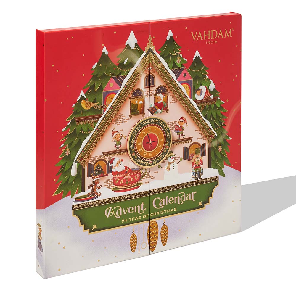 24 Loose Leaf Teas - Advent Calendar + Accessories Trio