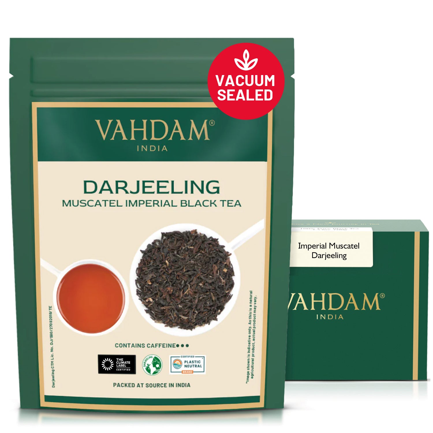 Imperial Muscatel Darjeeling Second Flush Black, 3.53oz/100g