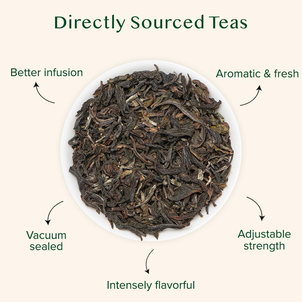 Darjeeling Premium First Flush Black Tea, Loose Leaf | VAHDAM®