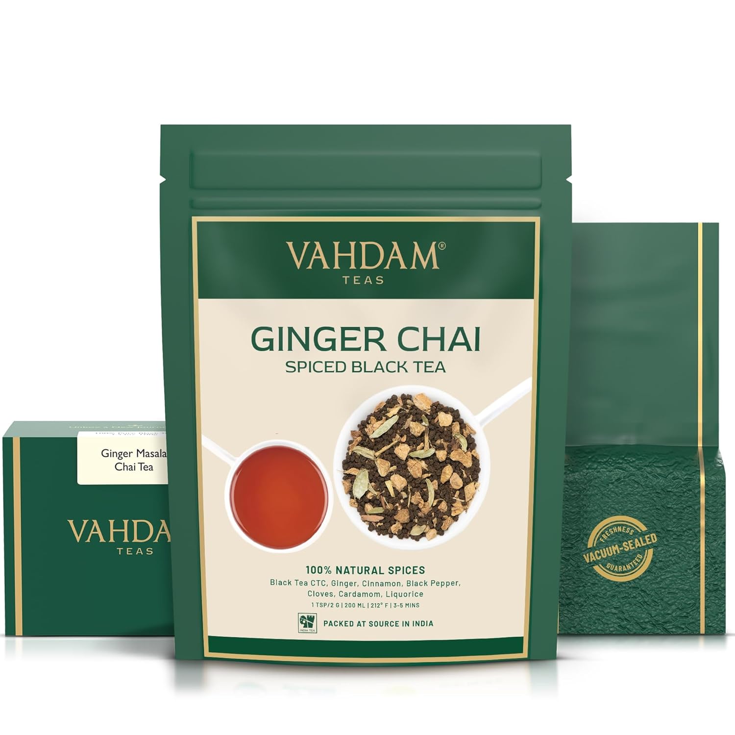 Ginger Masala Chai Tea, Loose Leaf Spiced Tea | VAHDAM®