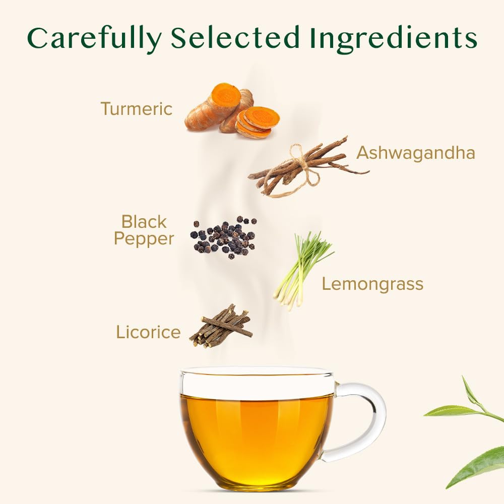 Turmeric Ashwagandha Herbal Tea, loose leaf | VAHDAM®