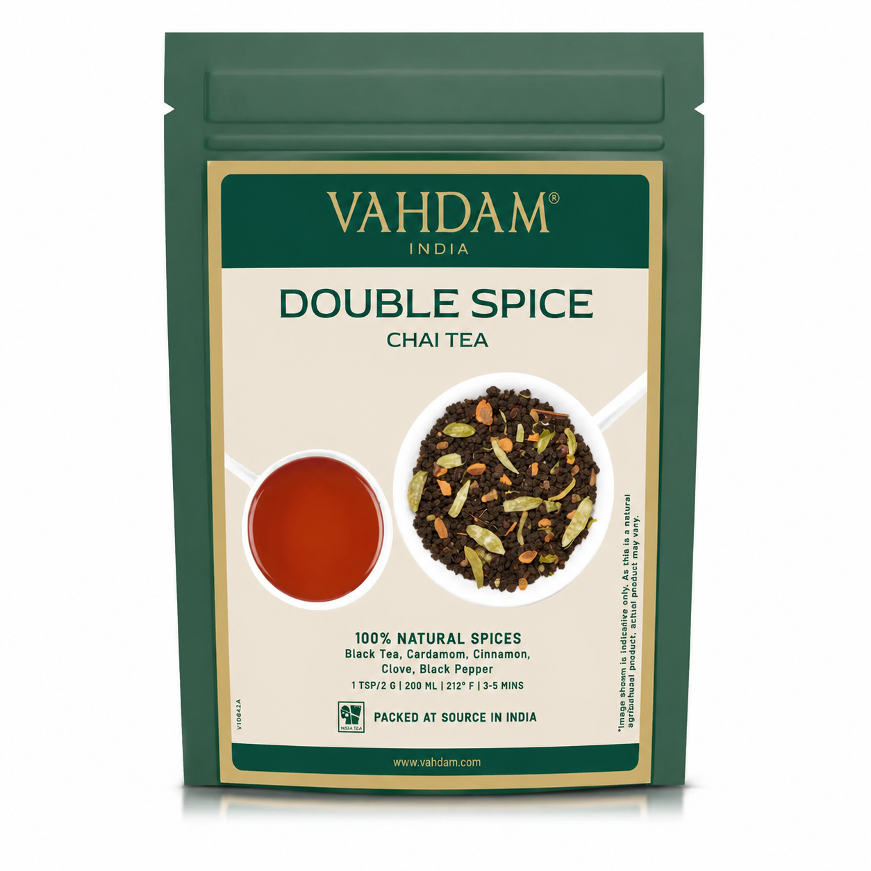 Double Spice Masala Chai Tea, 7.06oz/200g