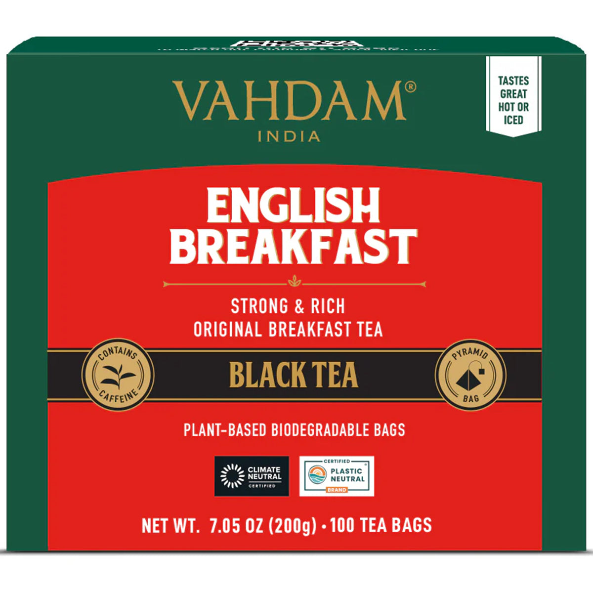 English Breakfast Black Tea, 100 Count