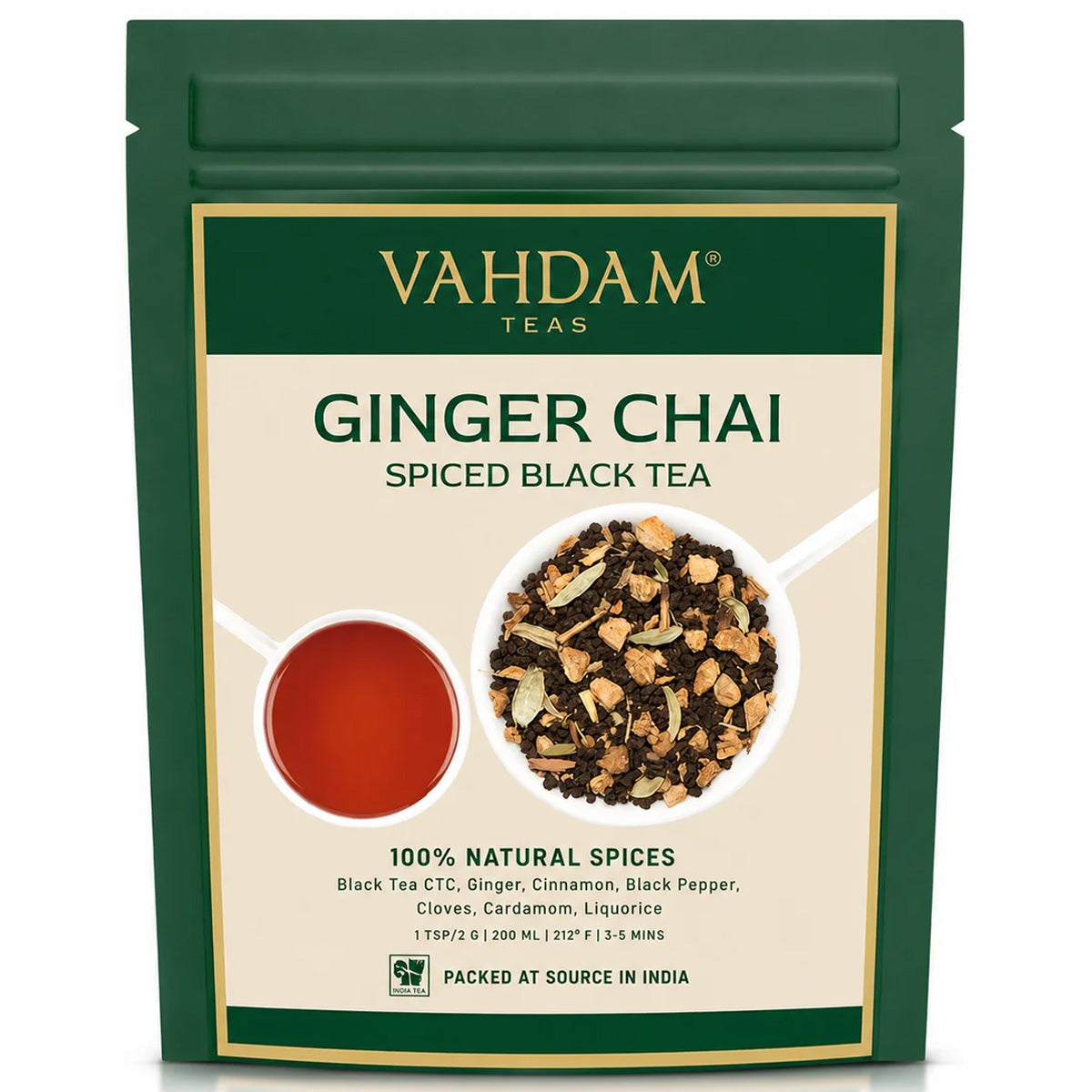 Ginger Masala Chai Tea, 7.06oz/200g