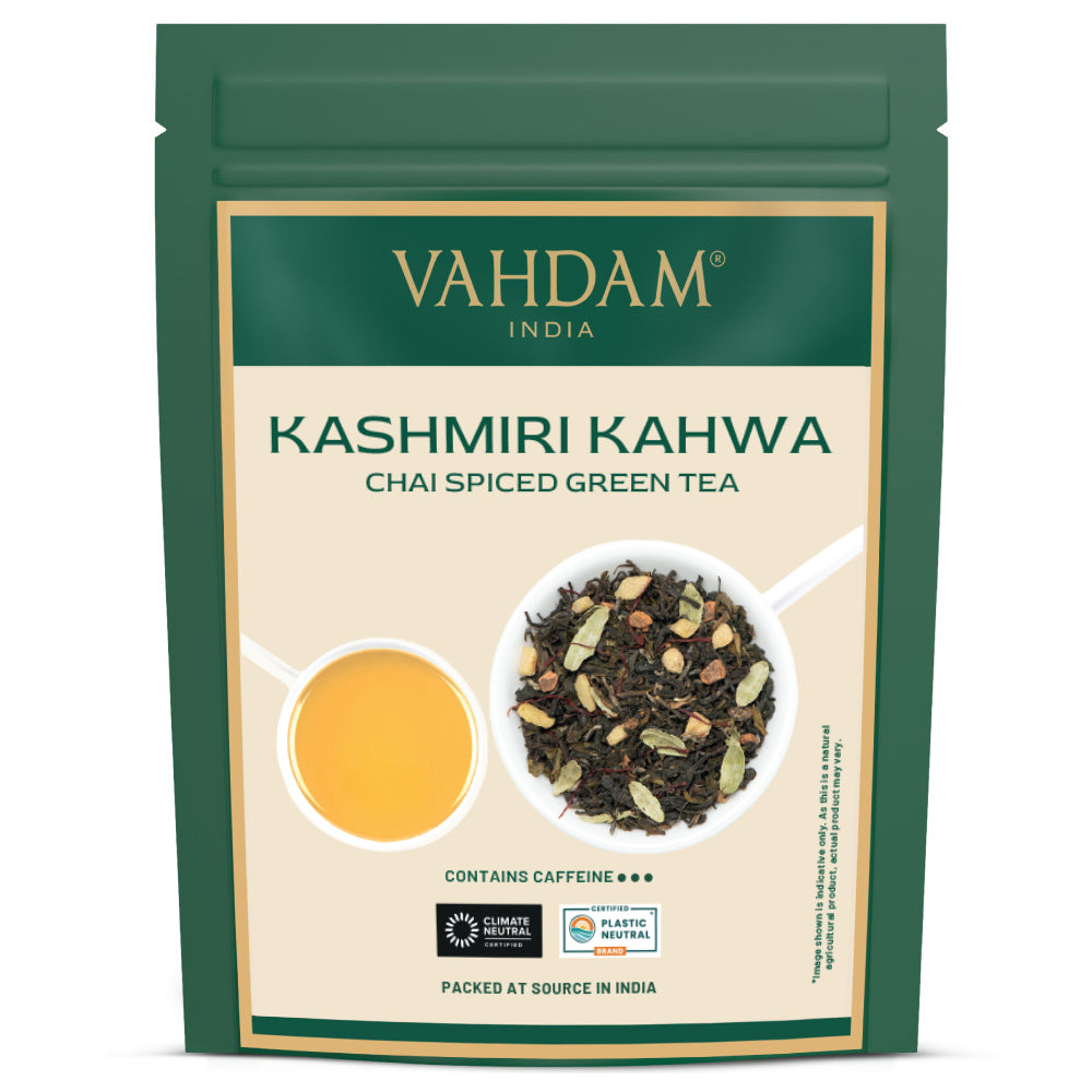 Kashmiri Kahwa Masala Chai Green Tea, 3.53 oz