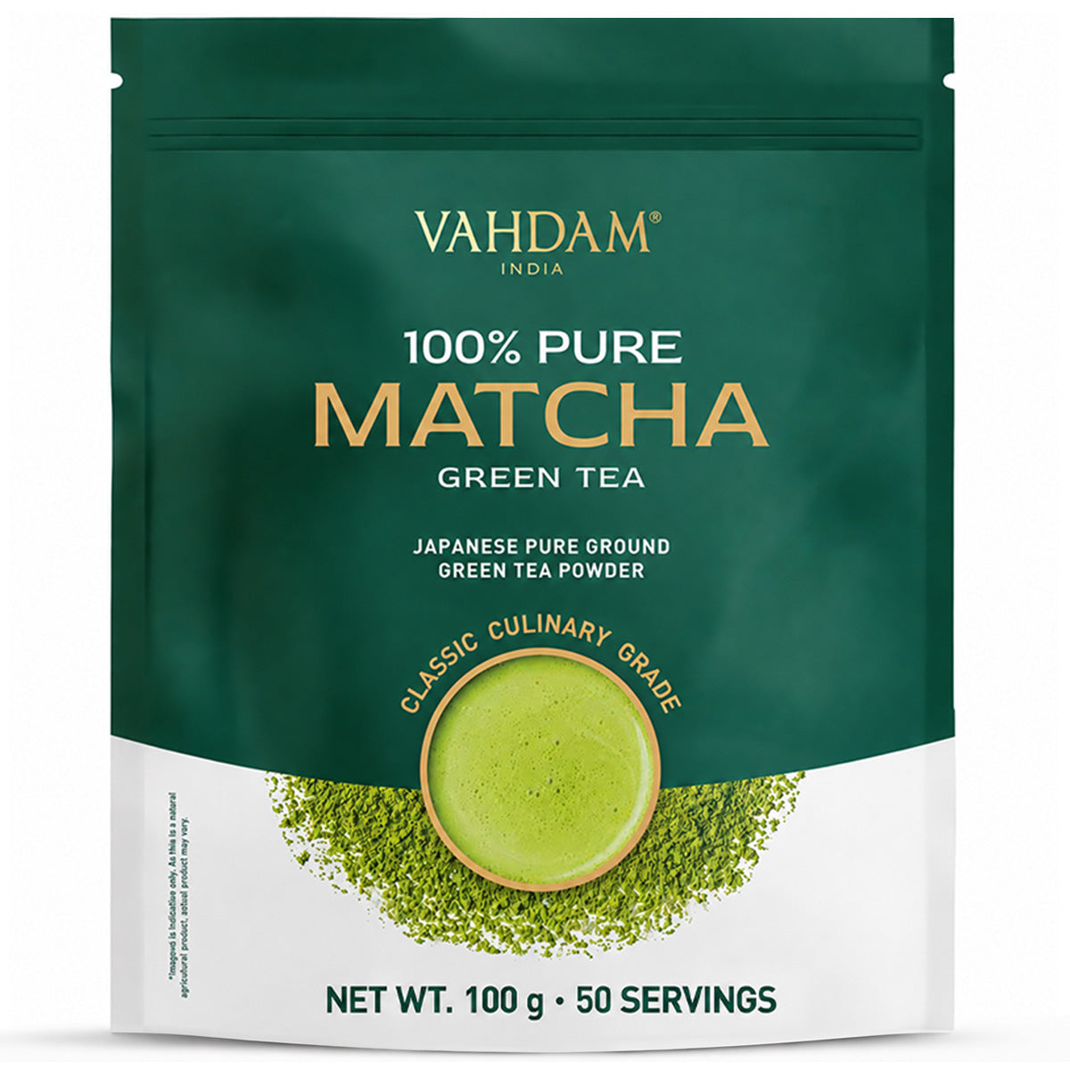 Pure Matcha Green Tea Powder, 100g