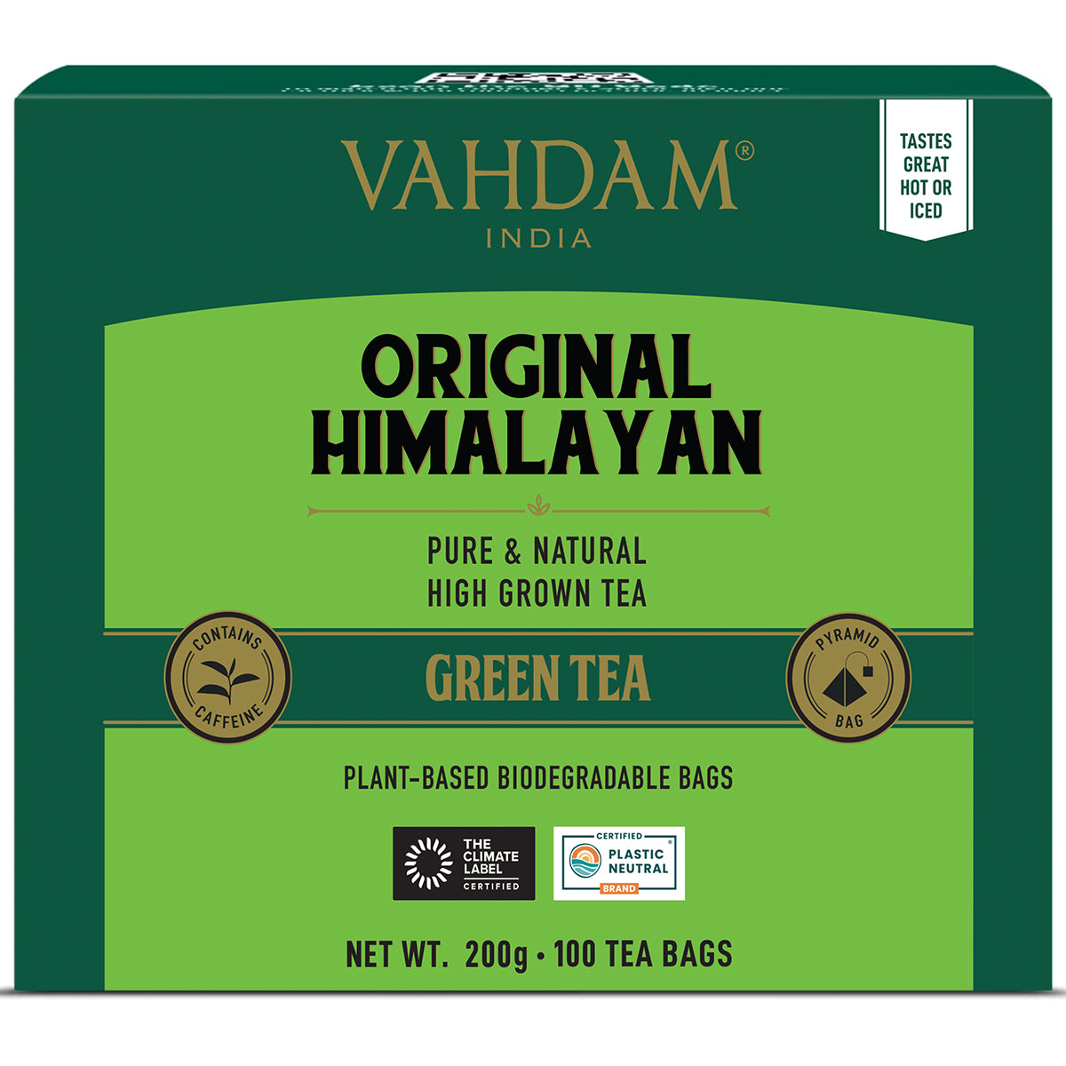 Himalayan Green Tea, 100 Count