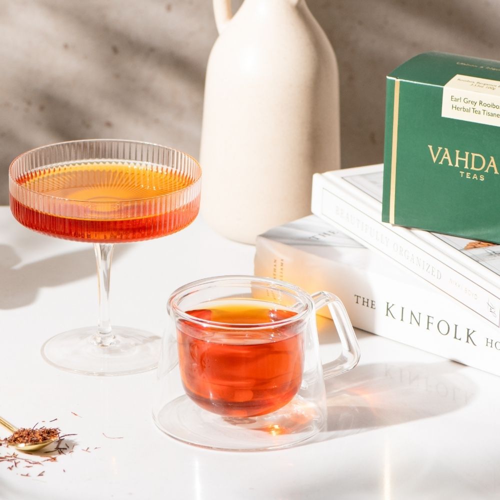 Advent Calendar Gift | 24 Variants, 120 Tea Bags & Shimmer-Glass (Pack Of 2)