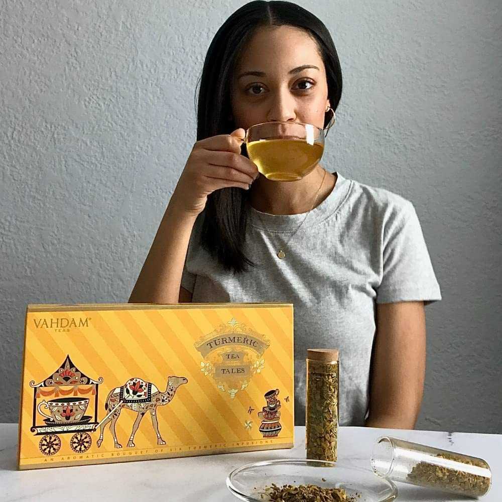 Turmeric Tea Tales Christmas Tea Gift, Set of 6