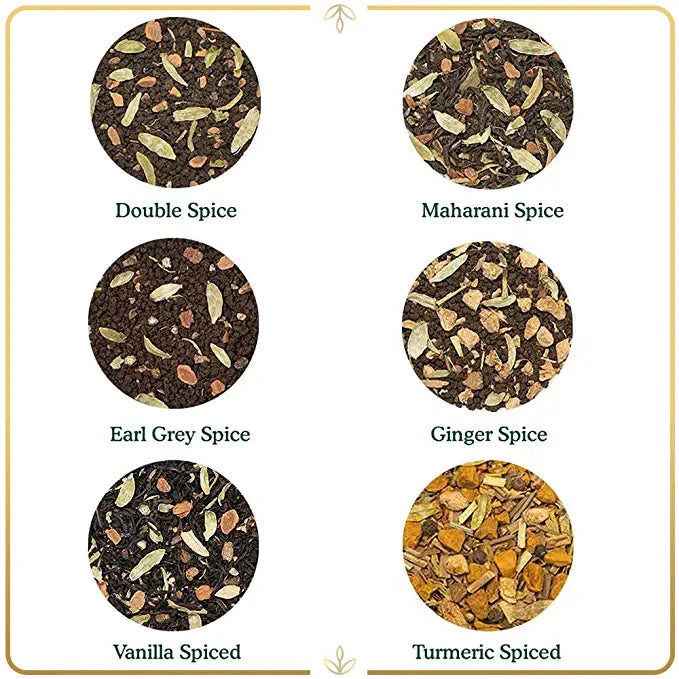Chai Tea Assortment Christmas Tea Gift, Set of 12