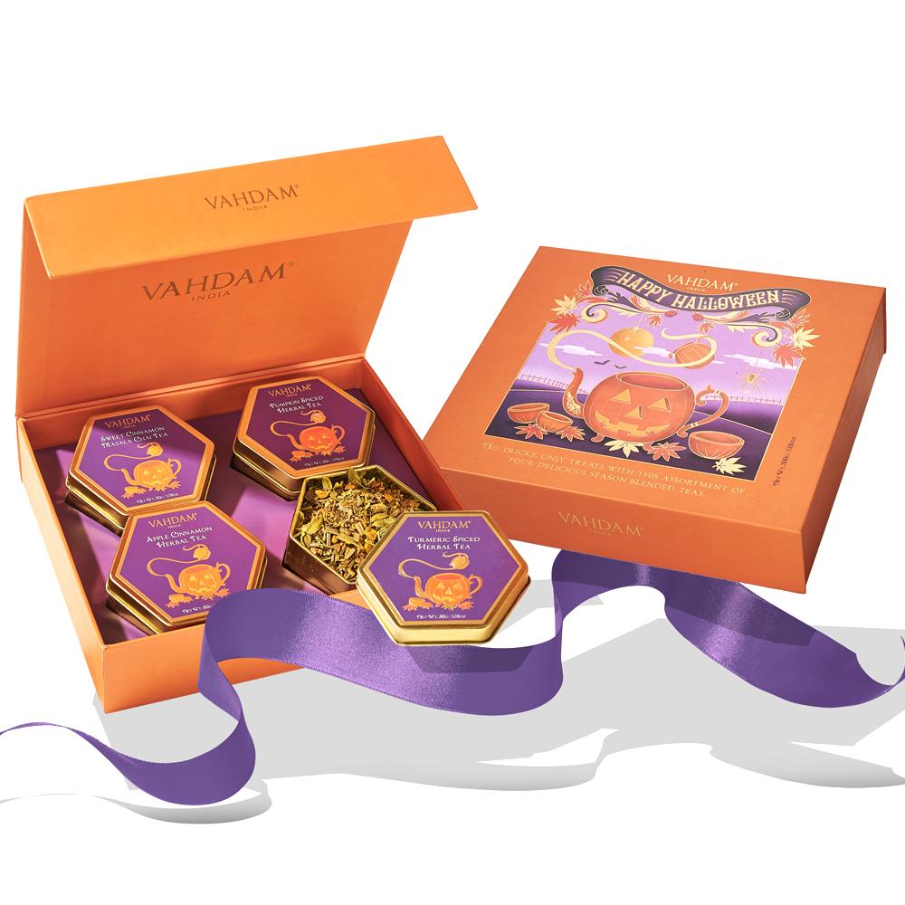 Happy Halloween, Tea Gift Set, 4 Teas