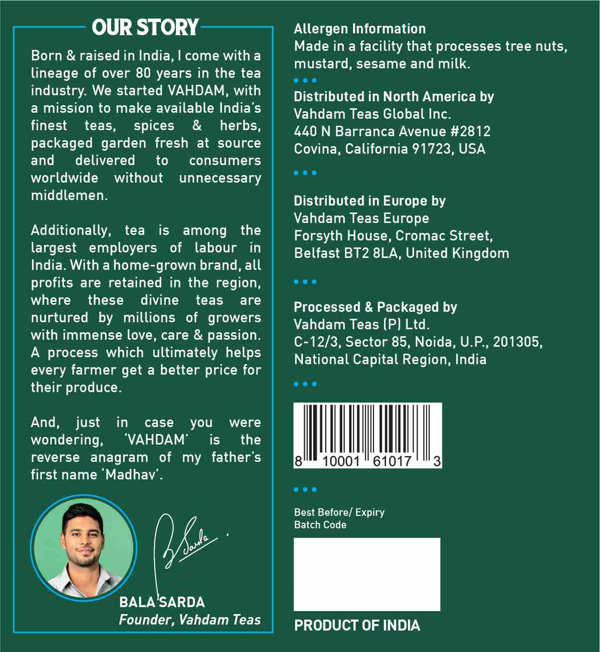 Imperial Himalayan White Tea, 15 Count