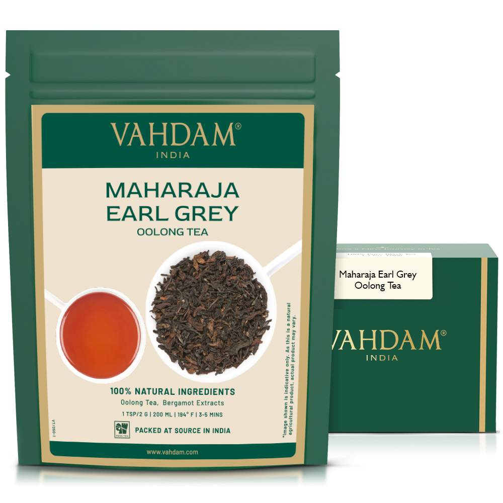 Maharaja Earl Grey Oolong Tea, 3.53oz/100g
