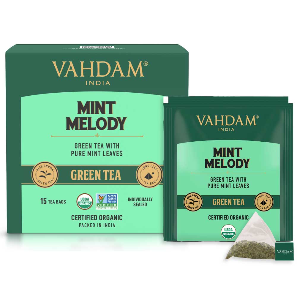 Mint Melody Green Tea, 30 Count (15x2)