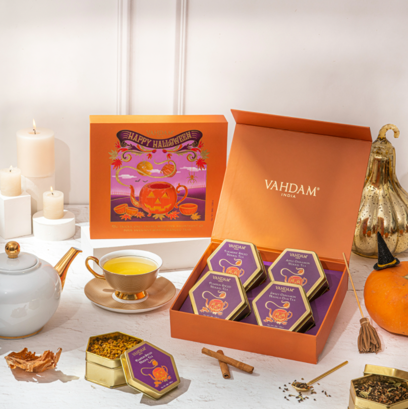 Happy Halloween, Tea Gift Set, 4 Teas