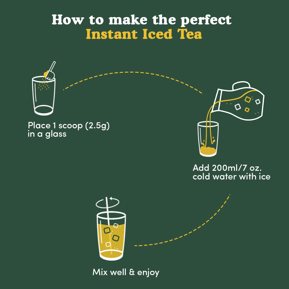 Turmeric Orange Instant Iced Tea, 5.29oz/150g