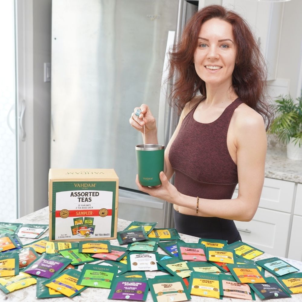 Assorted Tea Bags Sampler | 25 Variants, 50 Count