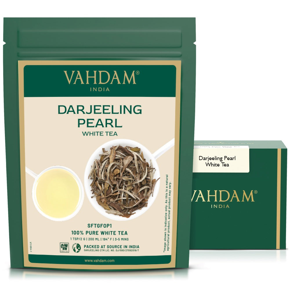 Darjeeling Pearl White Tea, 1.76oz/50g