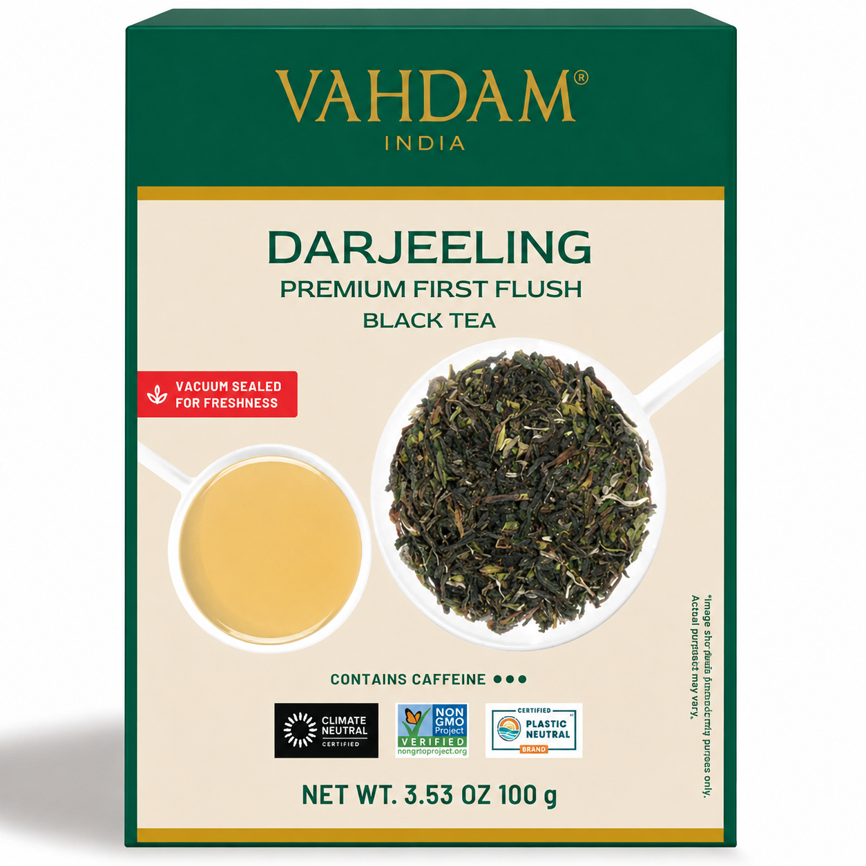 Darjeeling Premium First Flush Black Tea, 3.53oz/100g