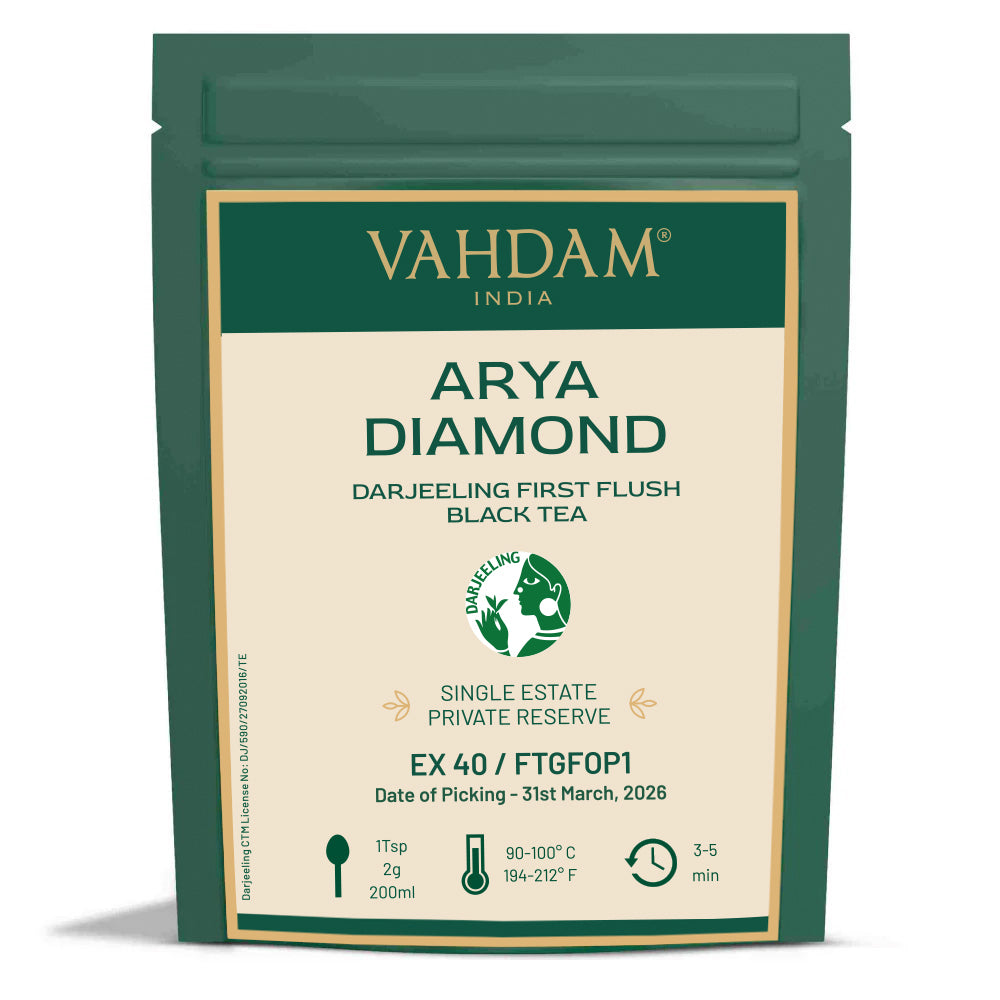2026 Arya Diamond First Flush Black Tea - VAHDAM®