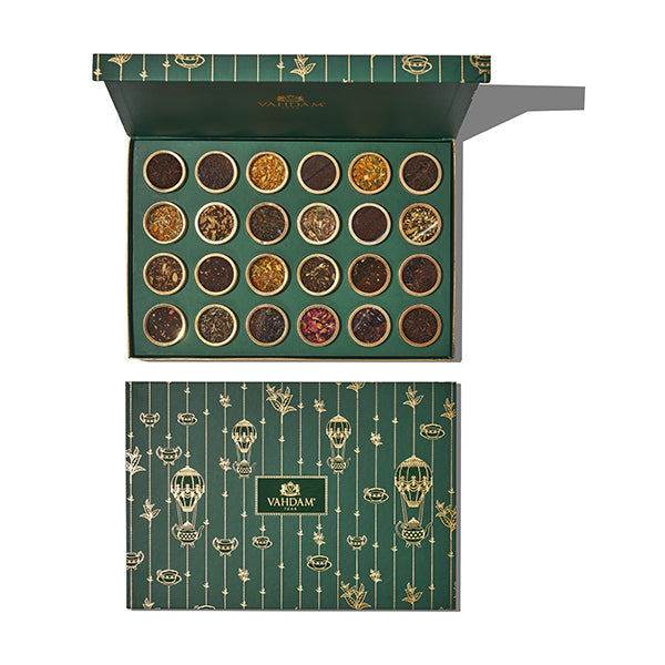 Signature Advent Calendar, 24 Teas + Turmeric Ashwagandha Herbal Tea Tisane 200gm