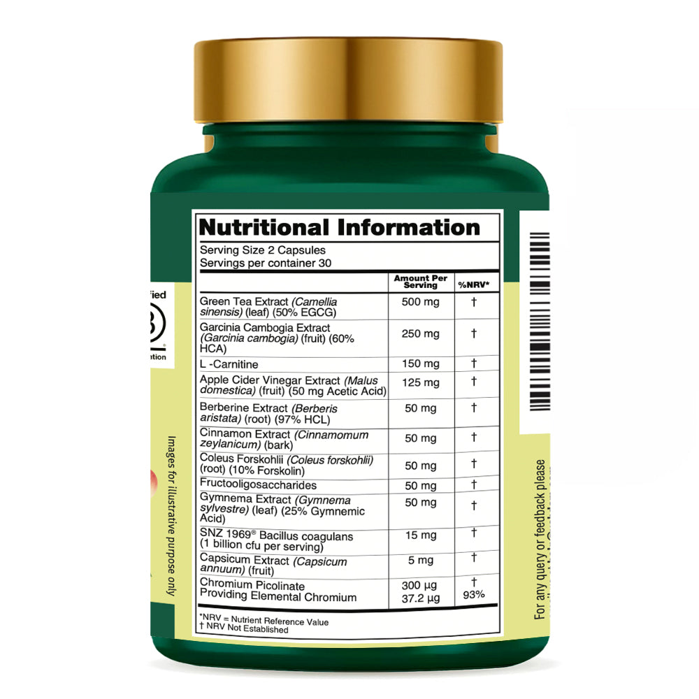Green Burner 500mg 60 Capsules
