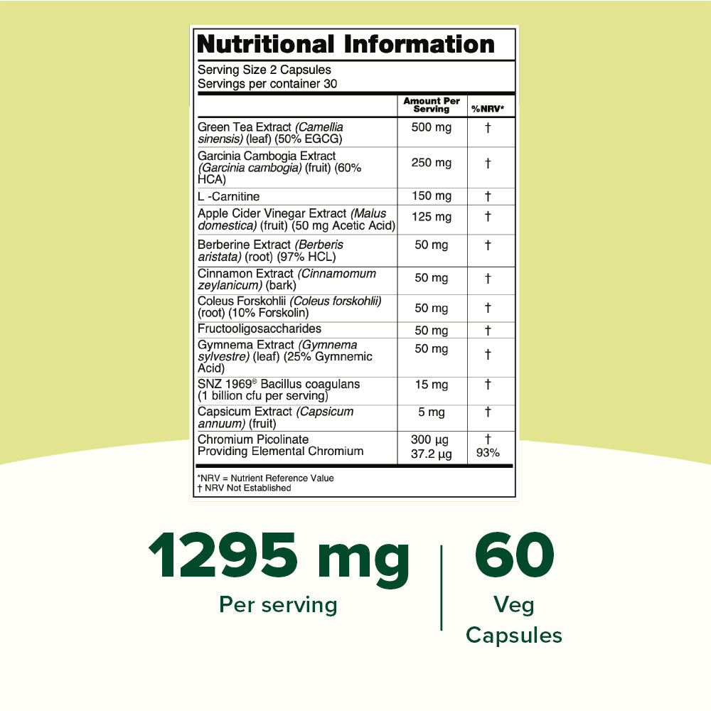 Green Burner 500mg 60 Capsules