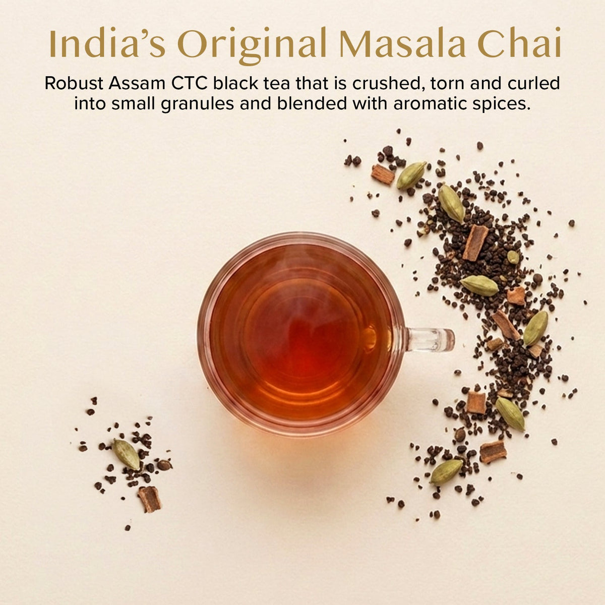 Double Spice Masala Chai loose leaf tea, 200g  | VAHDAM®