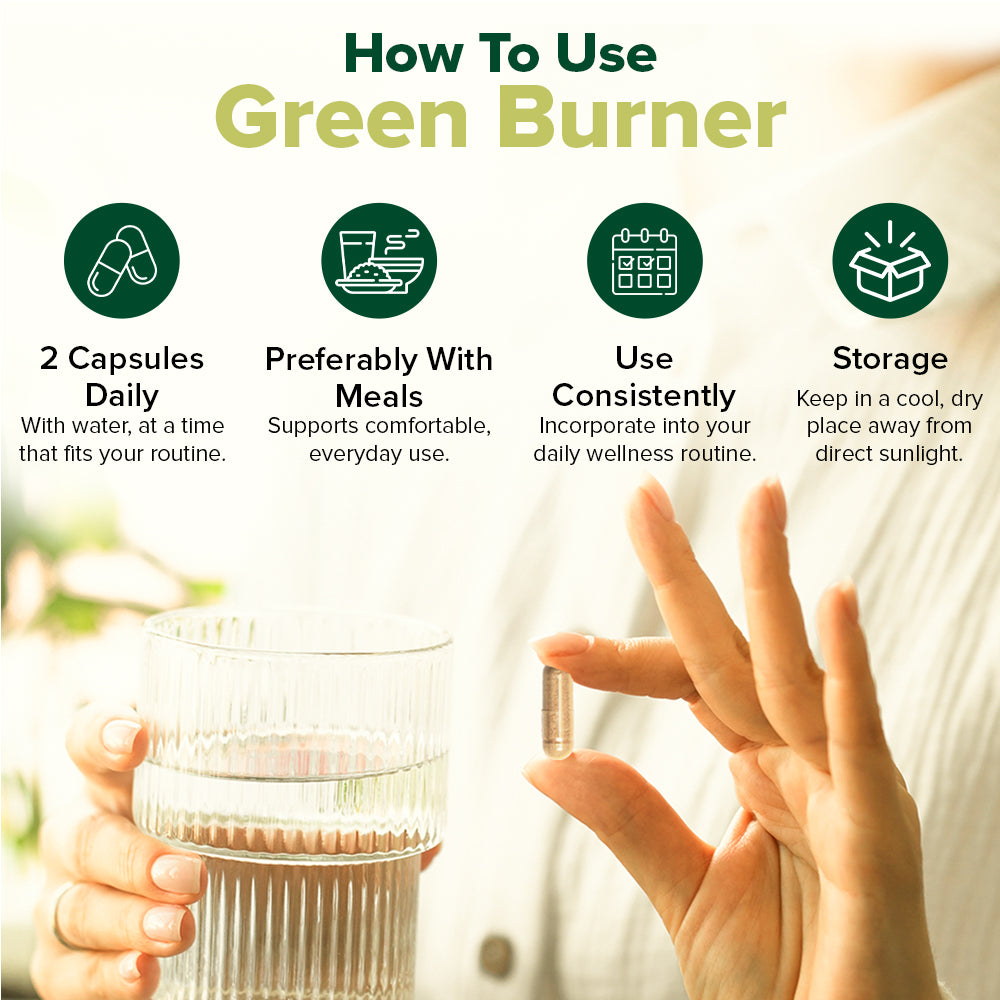 Green Burner 500mg 60 Capsules