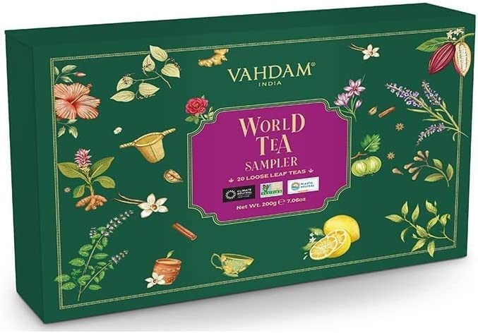 World of Tea Holiday Gift Sampler, 20 Teas