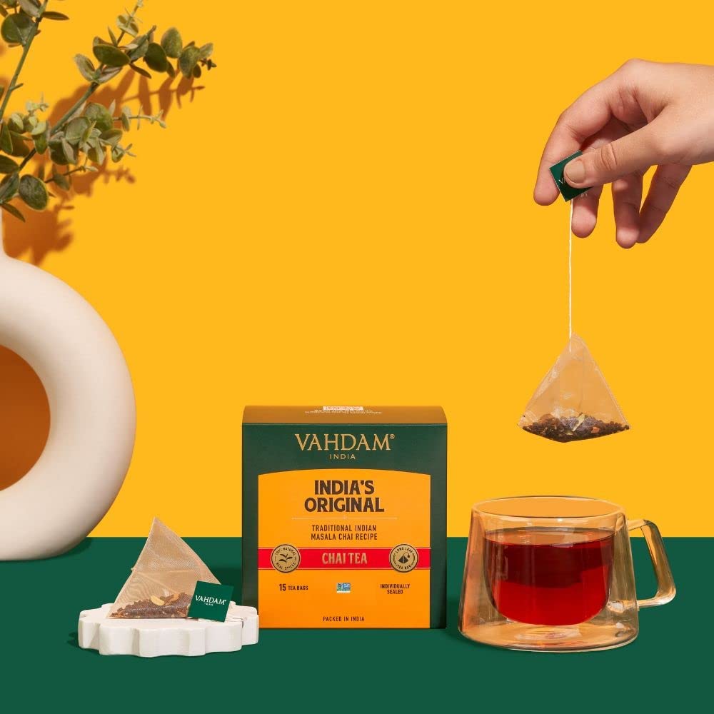 India's Original Masala Chai Tea, 30 Count (15x2)