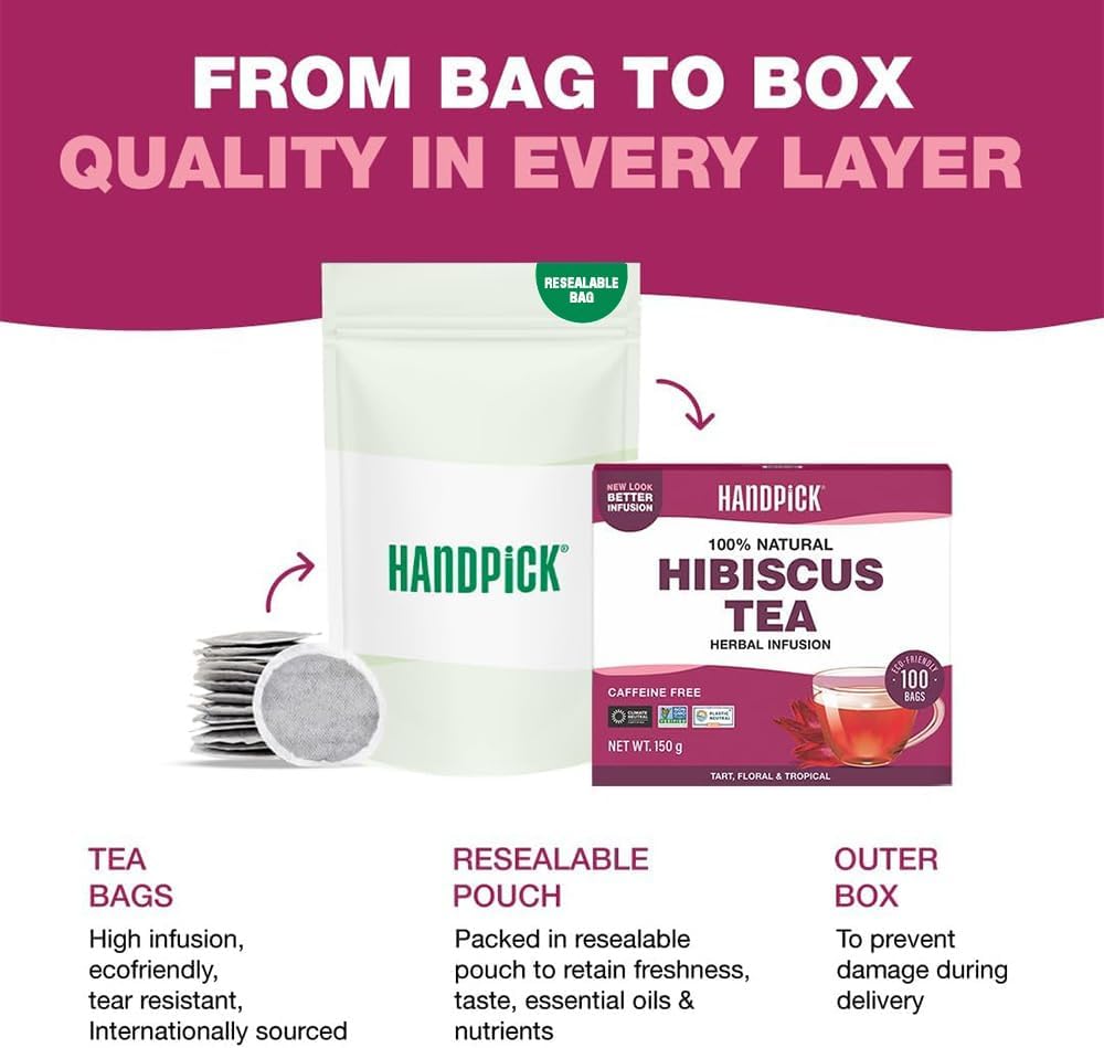 Hibiscus Tea Bags - 100 Count