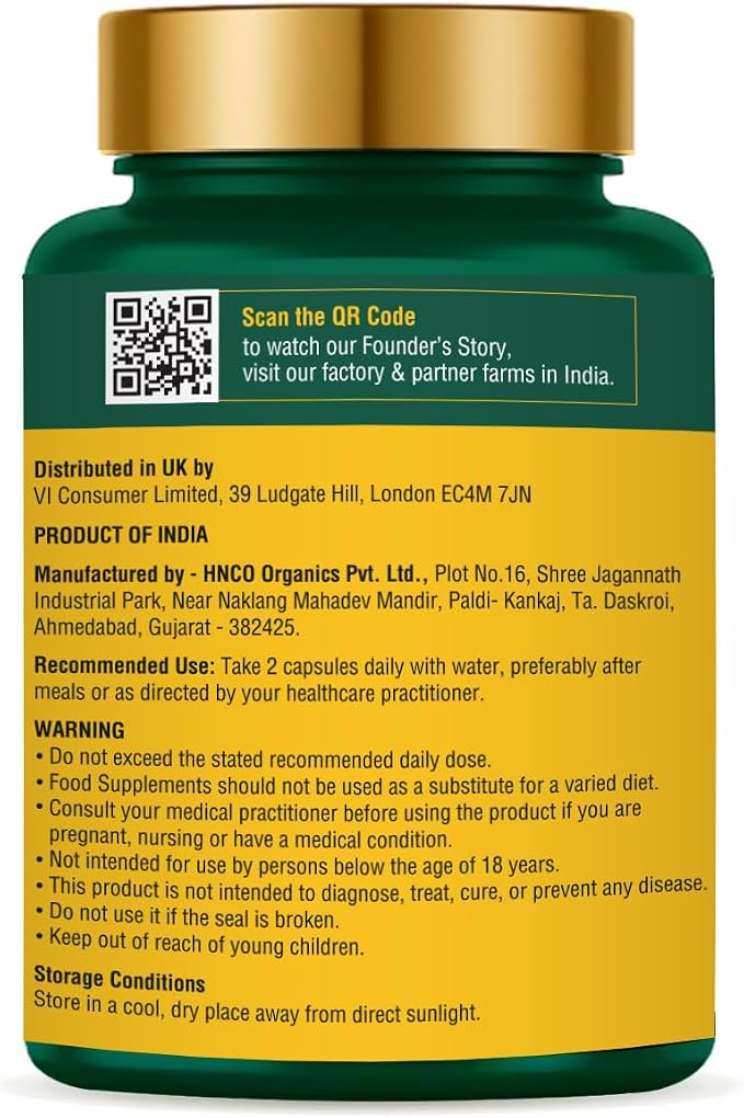 Turmeric Curcumin 1800mg with Boswellia & Piperine